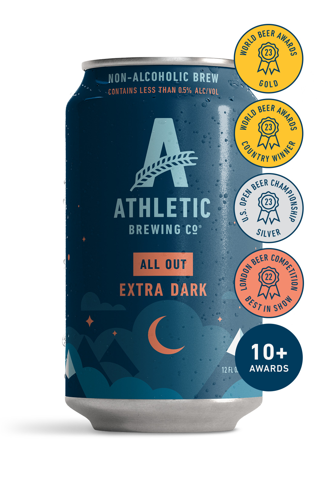 Athletic Brewing All Out Extra Dark (6 pack)