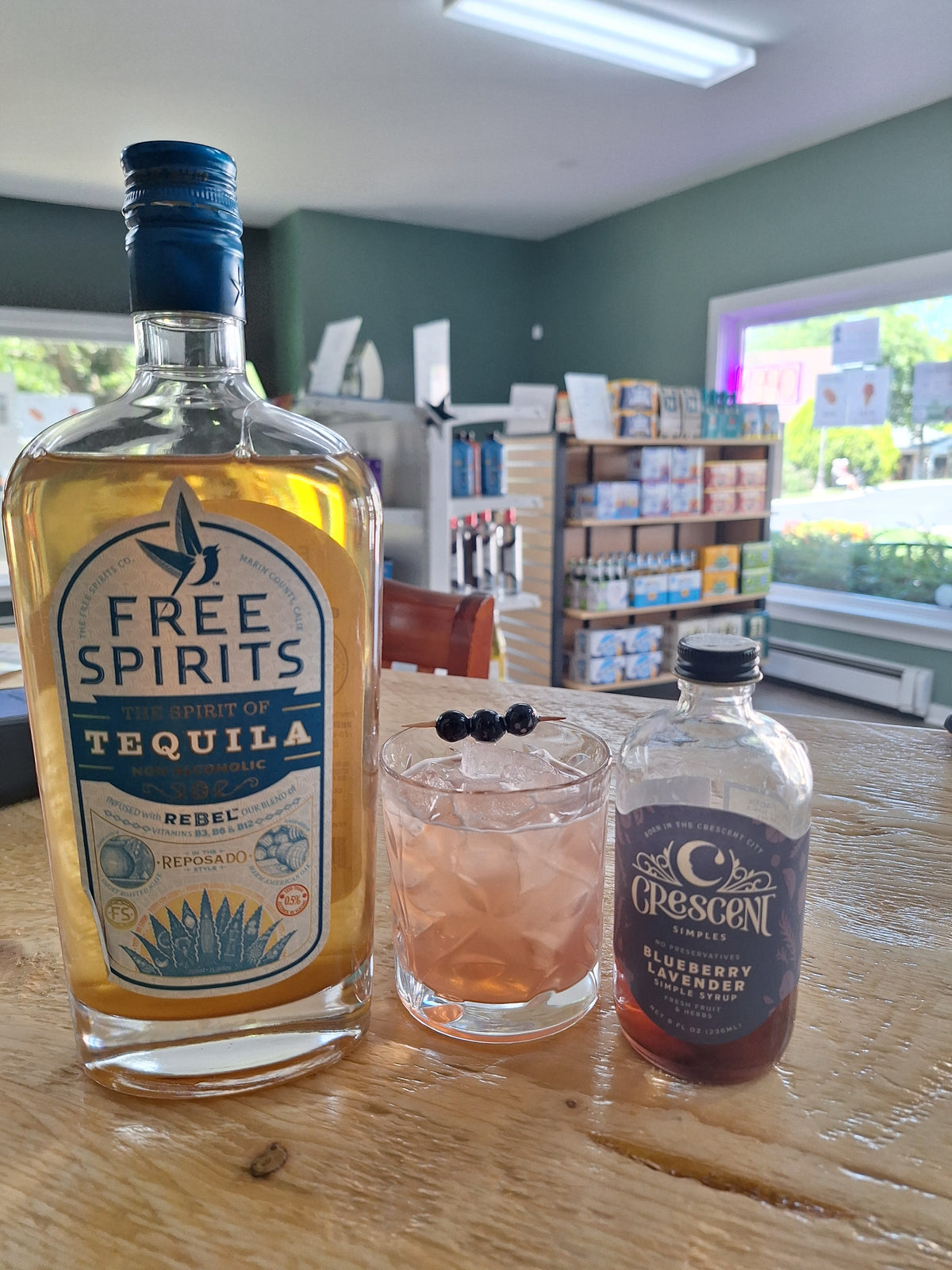 Blueberry Lavendar Margarita