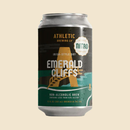 Athletic Brewing Emerald Cliffs – Non-Alcoholic Irish-Style Dry 6-Pack